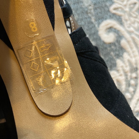 Suede Gladiator Heels - Picture 6 of 8